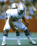 Autographed JIM LANGER 8X10 Miami Dolphins  photo