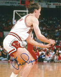 Autographed JOHN PAXSON 8X10 Chicago Bulls Photo