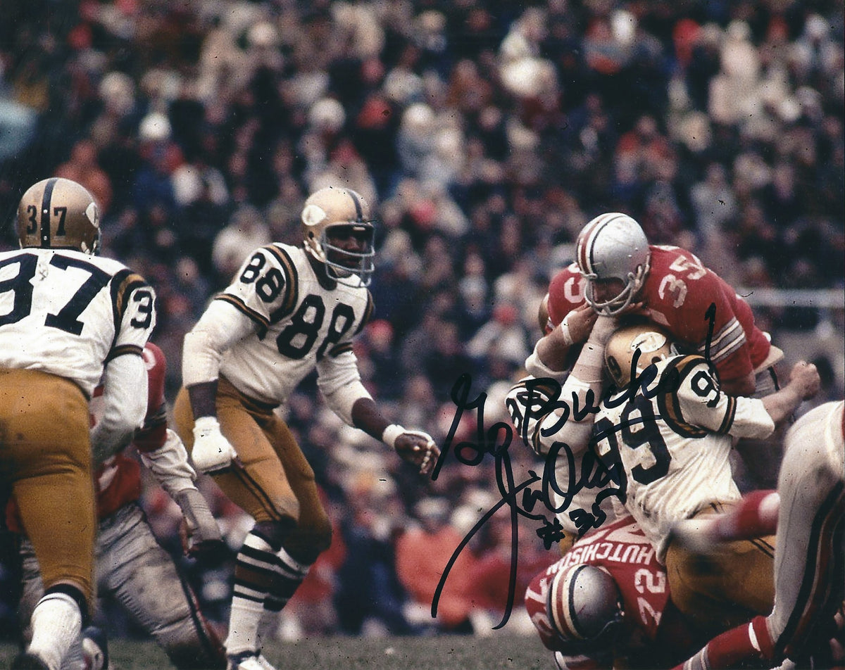 Autographed JIM OTIS 8x10 Ohio State University Photo