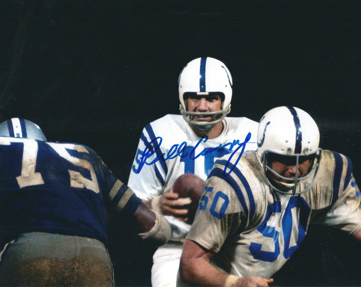 AUTOGRAPHED BILL CURRY 8x10 Baltimore Colts Photo