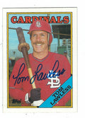Autographed TOM LAWLESS 1988 Topps Card