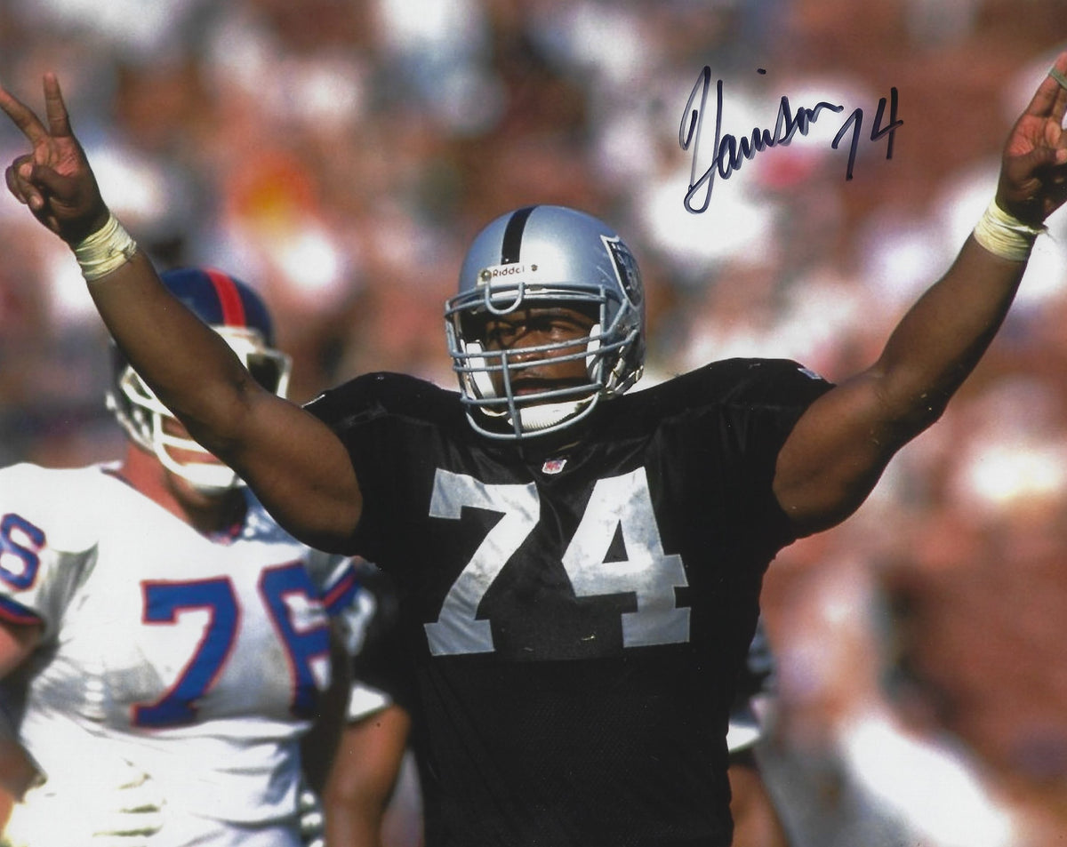 Autographed NOLAN HARRISON 8X10 Oakland Raiders Photo