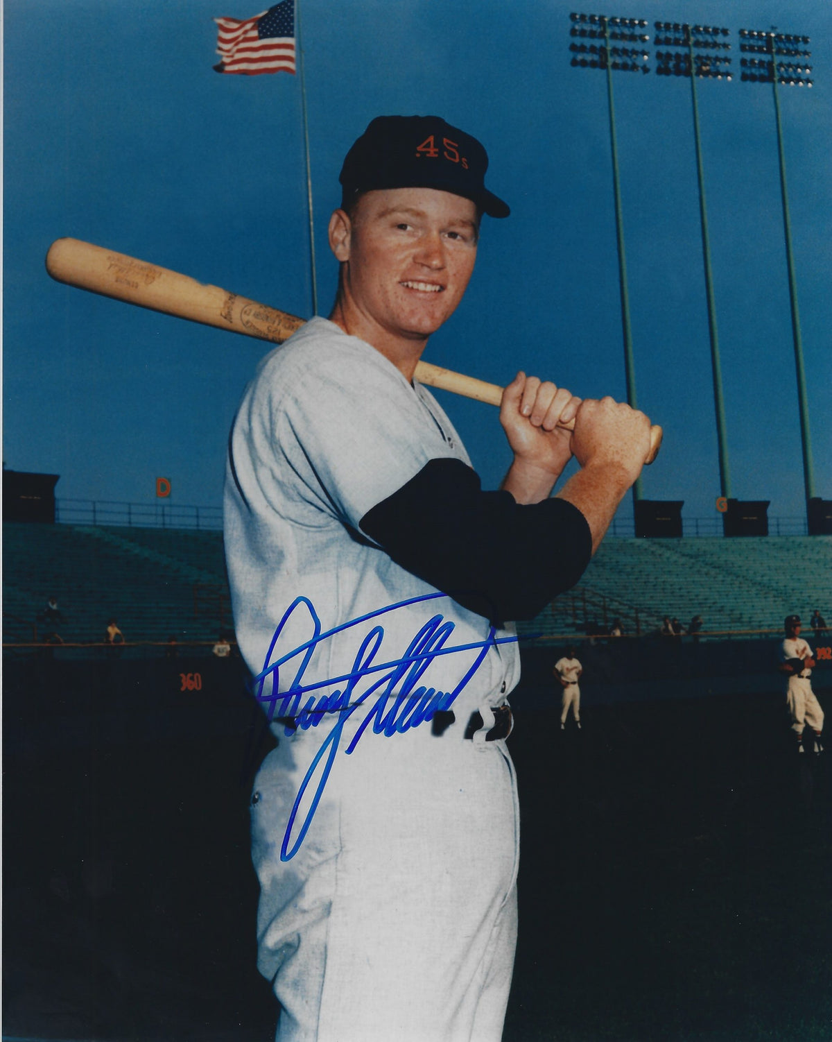 AUTOGRAPHED RUSTY STAUB 8x10 Houston Colt 45's Photo