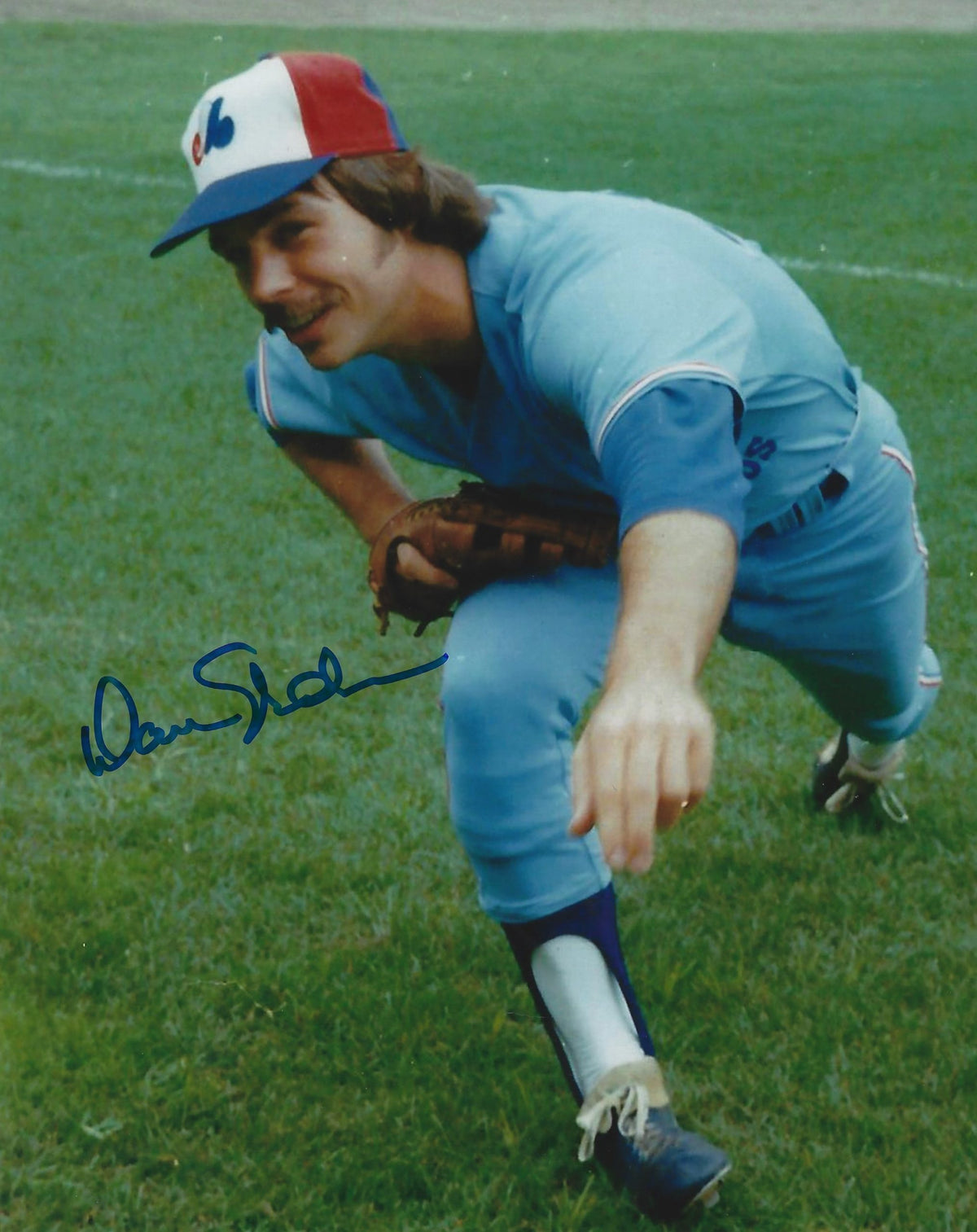 AUTOGRAPHED DAN SCHATZEDER 8X10 Montreal Expos photo