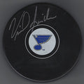 Autographed VINCENT RIENDEAU St. Louis Blues Hockey Puck