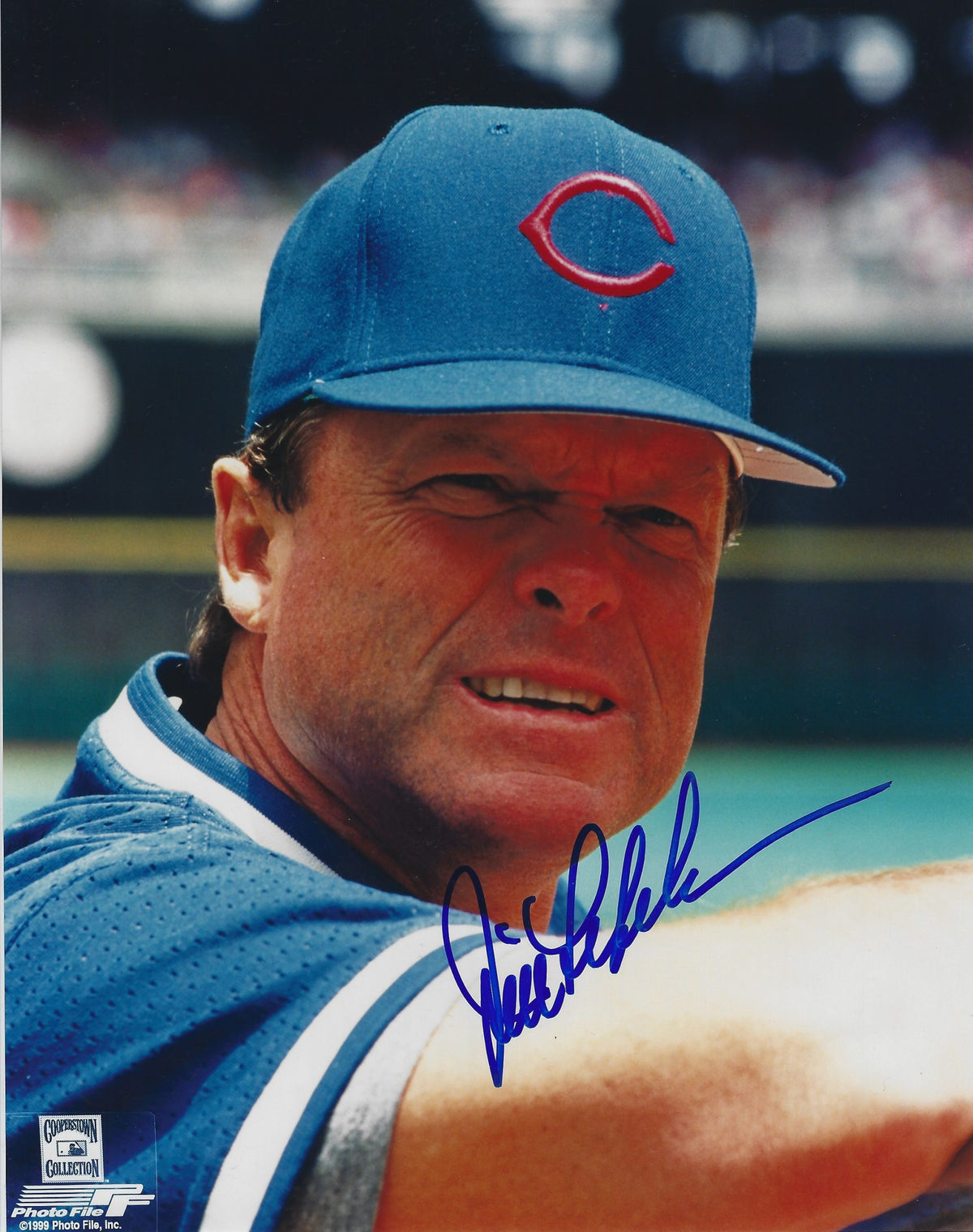 AUTOGRAPHED JIM LEFEBVRE 8x10 Chicago Cubs Photo