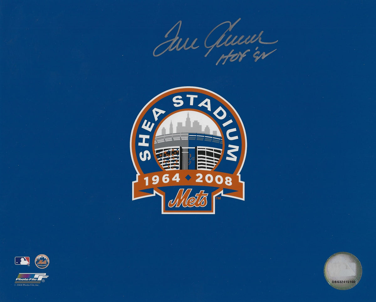 Autographed HOF'R TOM SEAVER 8x10 NEW YORK METS Photo with COA