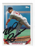 Autographed RHEAL CORMIER 1993 Topps Card