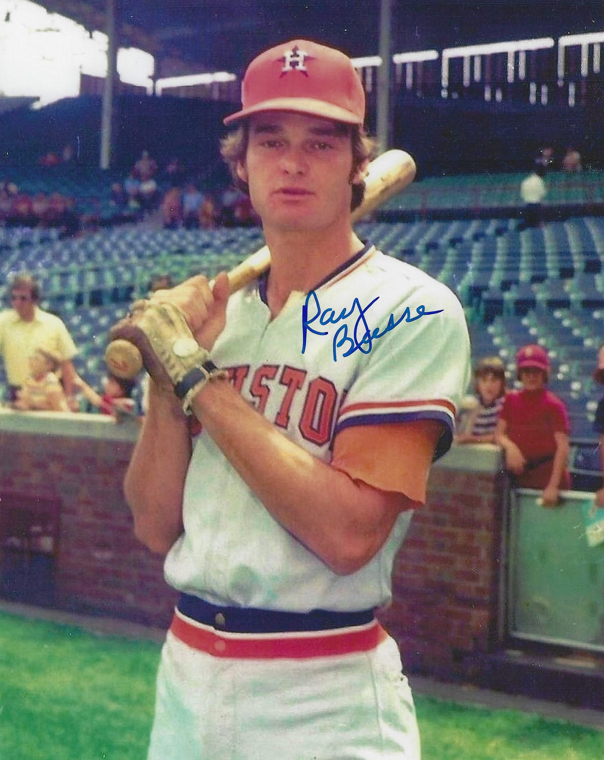 AUTOGRAPHED RAY BUSSE 8X10 Houston Astros Photo