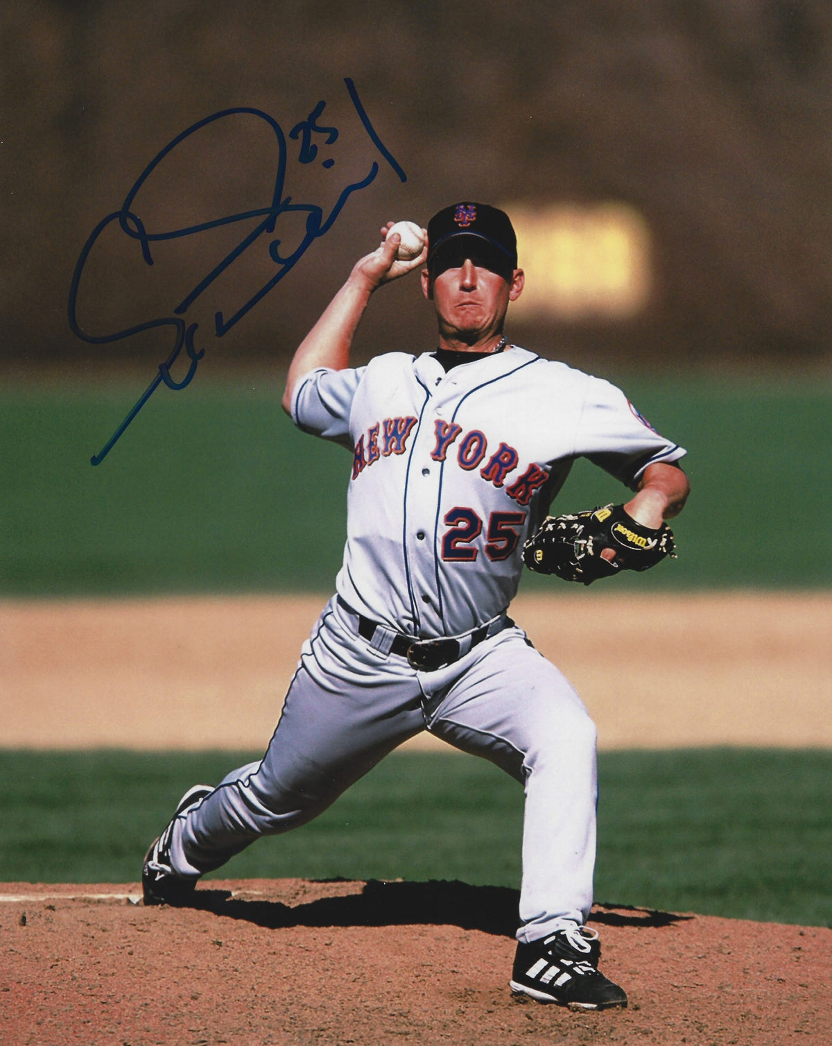 AUTOGRAPHED SCOTT STRICKLAND 8X10 New York Mets photo