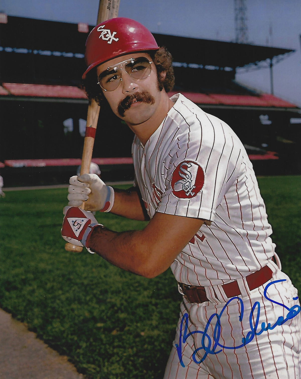 AUTOGRAPHED BOB COLUCCIO 8X10 Chicago White Sox Photo