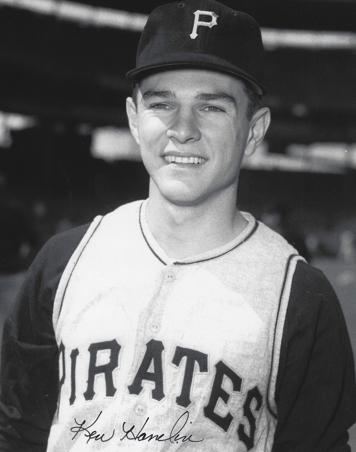 AUTOGRAPHED KEN HAMLIN 8x10 Pittsburgh Pirates Photo