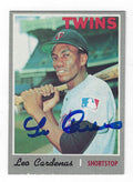 Autographed LEO CARDENAS Minnesota Twins 1970 Topps Card