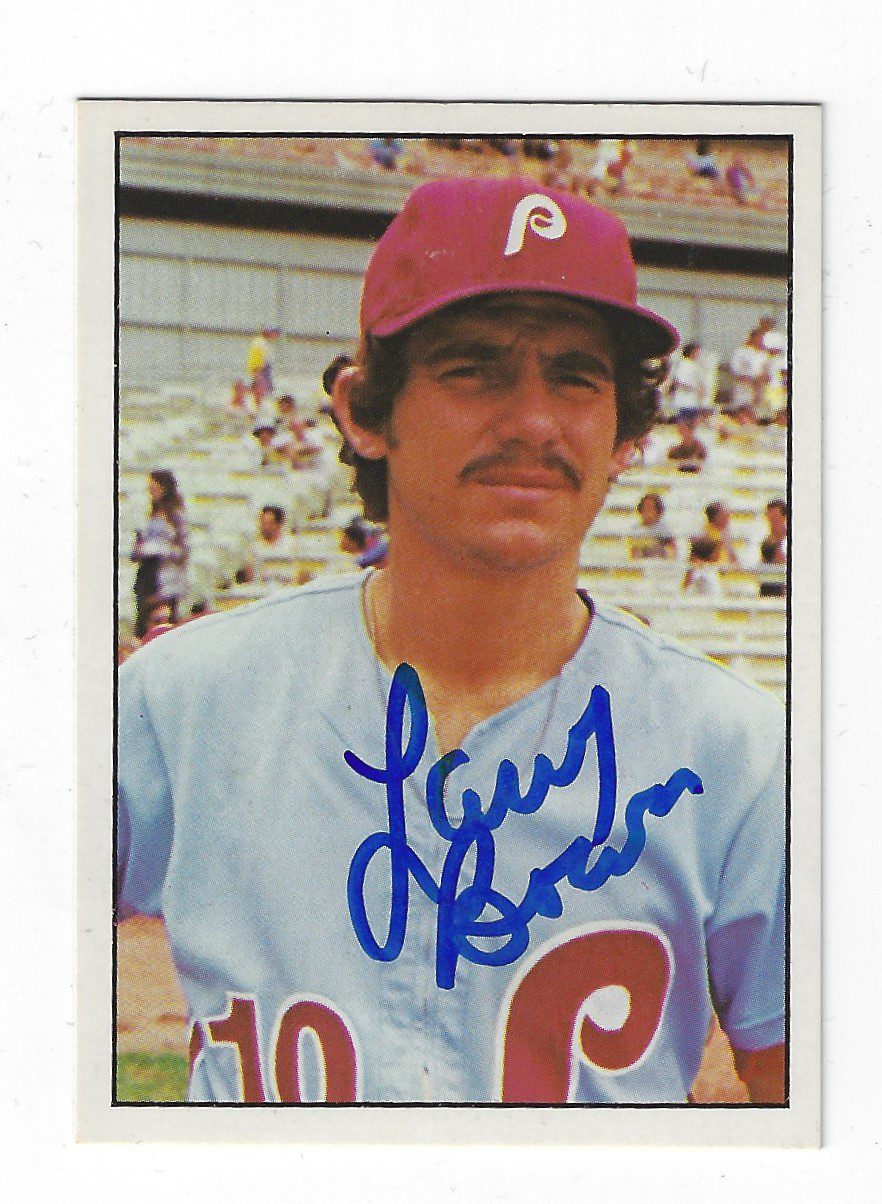 Autographed LARRY BOWA 1975 SSPC Card