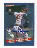 Autographed JOHN CANDELARIA 1986 Donruss Card
