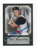 Autographed BILL MAZEROSKI 2006 FLEER GREATS of the GAME CARD