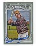 Autographed BILL MAZEROSKI 2013 Topps Gypsy Queen Pittsburgh Pirates Card #334