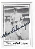 Autographed CHARLIE GEHRINGER 1978 Grand Slam card