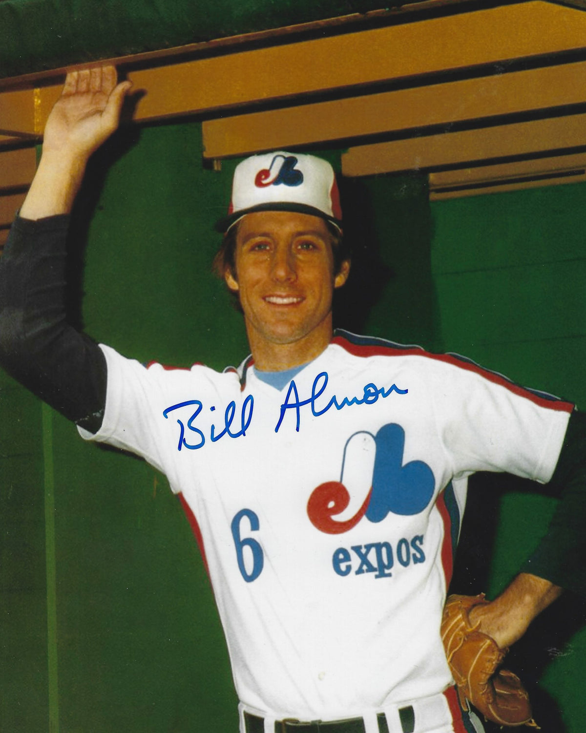 AUTOGRAPHED BILL ALMON 8x10 Montreal Expos Photo