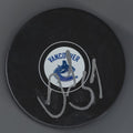 Autographed DANIEL SEDIN Vancouver Canucks Hockey Puck