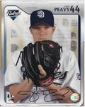 AUTOGRAPHED JAKE PEAVY 8X10 San Diego Padres photo