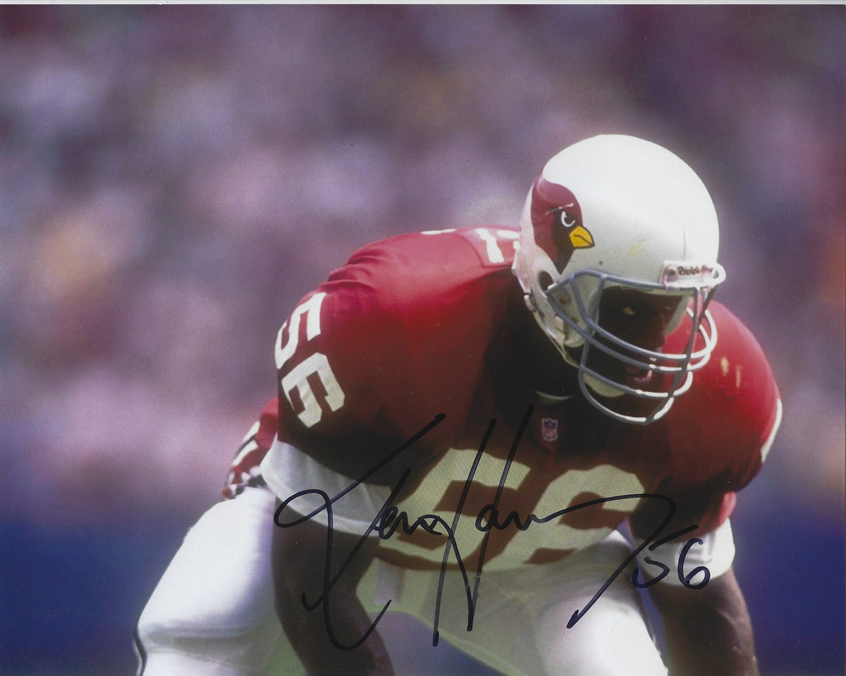 Autographed KEN HARVEY 8X10 Arizona Cardinals Photo