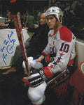 Autographed BOBBY CARPENTER 8X10 Washington Capitals Photo