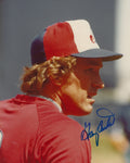Autographed GARY CARTER 8X10 Montreal Expos photo