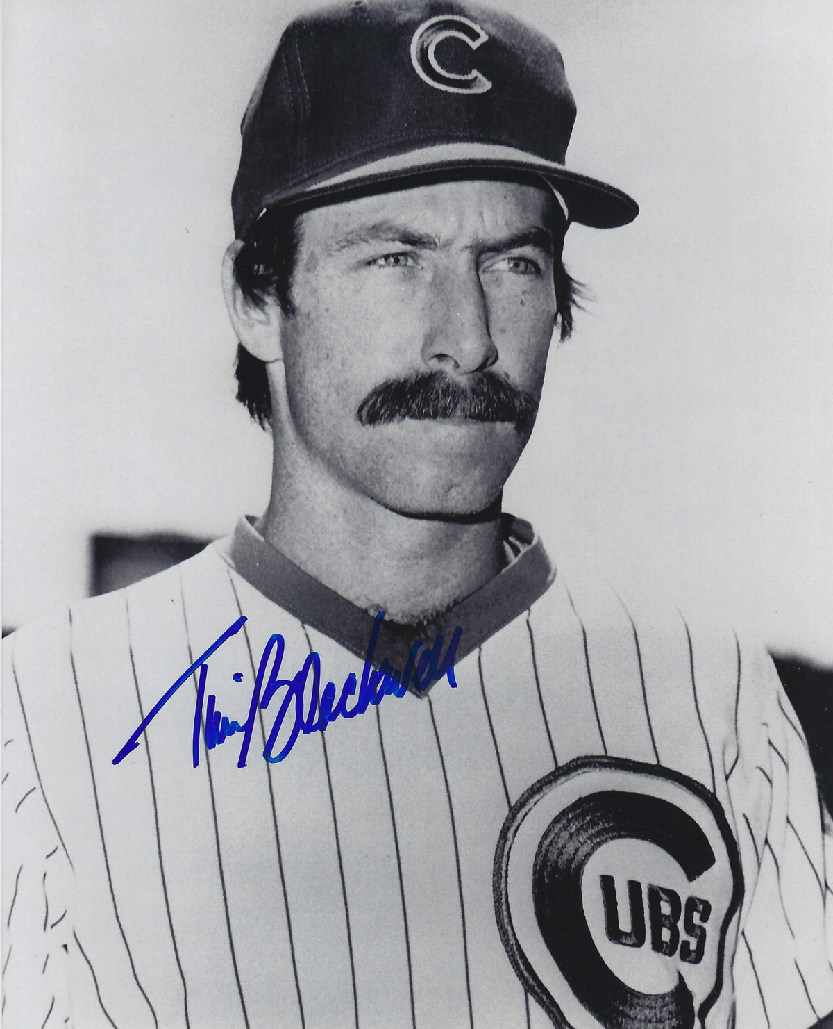 AUTOGRAPHED TIM BLACKWELL 810 Chicago Cubs Photo