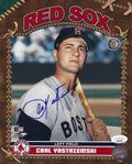 Autographed CARL YASTRZEMSKI 8X10 Boston Red Sox  JSA COA