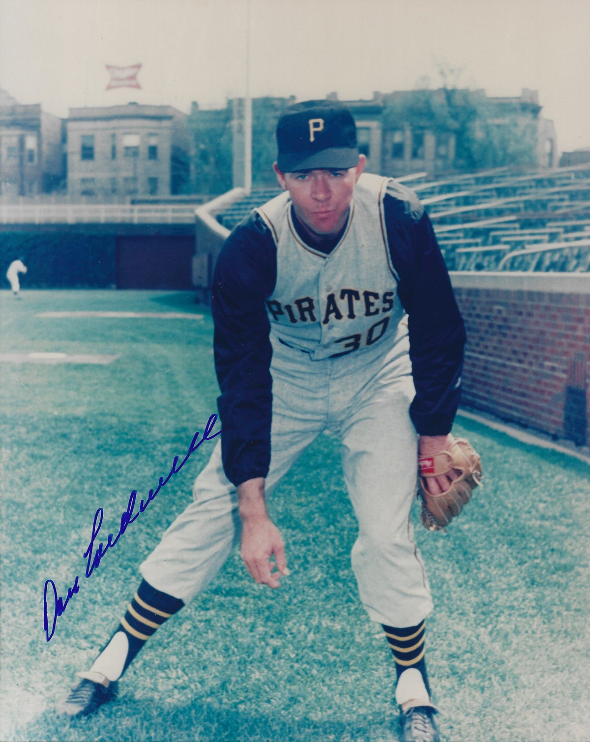 AUTOGRAPHED DON CARDWELL 8X10 Pittsburgh Pirates Photo