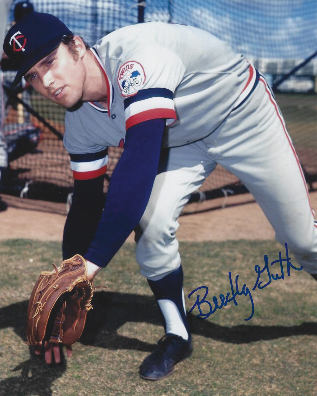 AUTOGRAPHED BUCKY GUTH 8x10 Minnesota Twins photo
