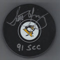 Autographed SCOTT YOUNG Pittsburgh Penguins Hockey Puck