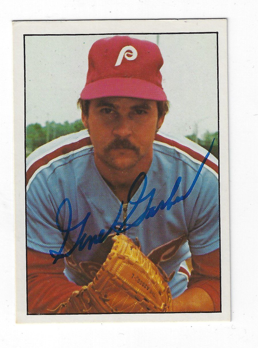 Autographed GENE GARBER 1975 SSPC Card