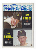 Autographed BOB PRIDDY 1964 Topps Card
