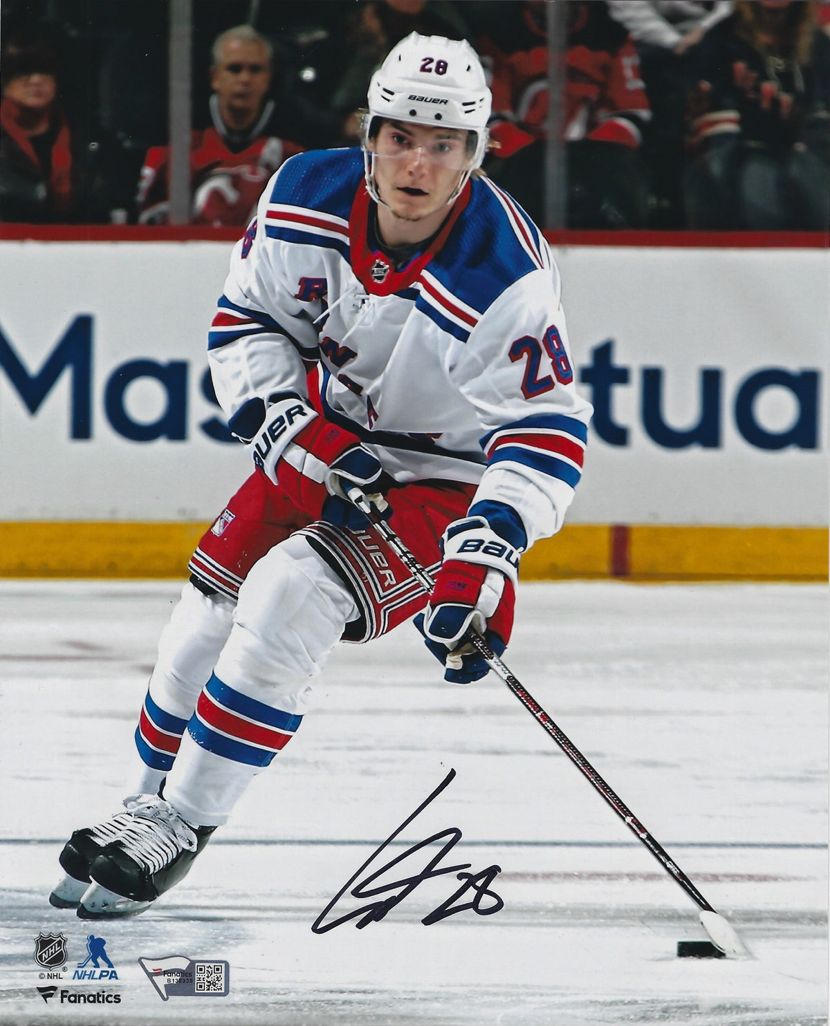 Autographed  LIAS ANDERSSON 8X10 New York Rangers Photo Fanatics
