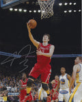Autographed OMER ASIK 8x10 Houston Rockets Photo Fanatics COA