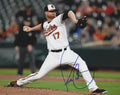 AUTOGRAPHED ALEX COBB 8X10 Baltimore Orioles Photo