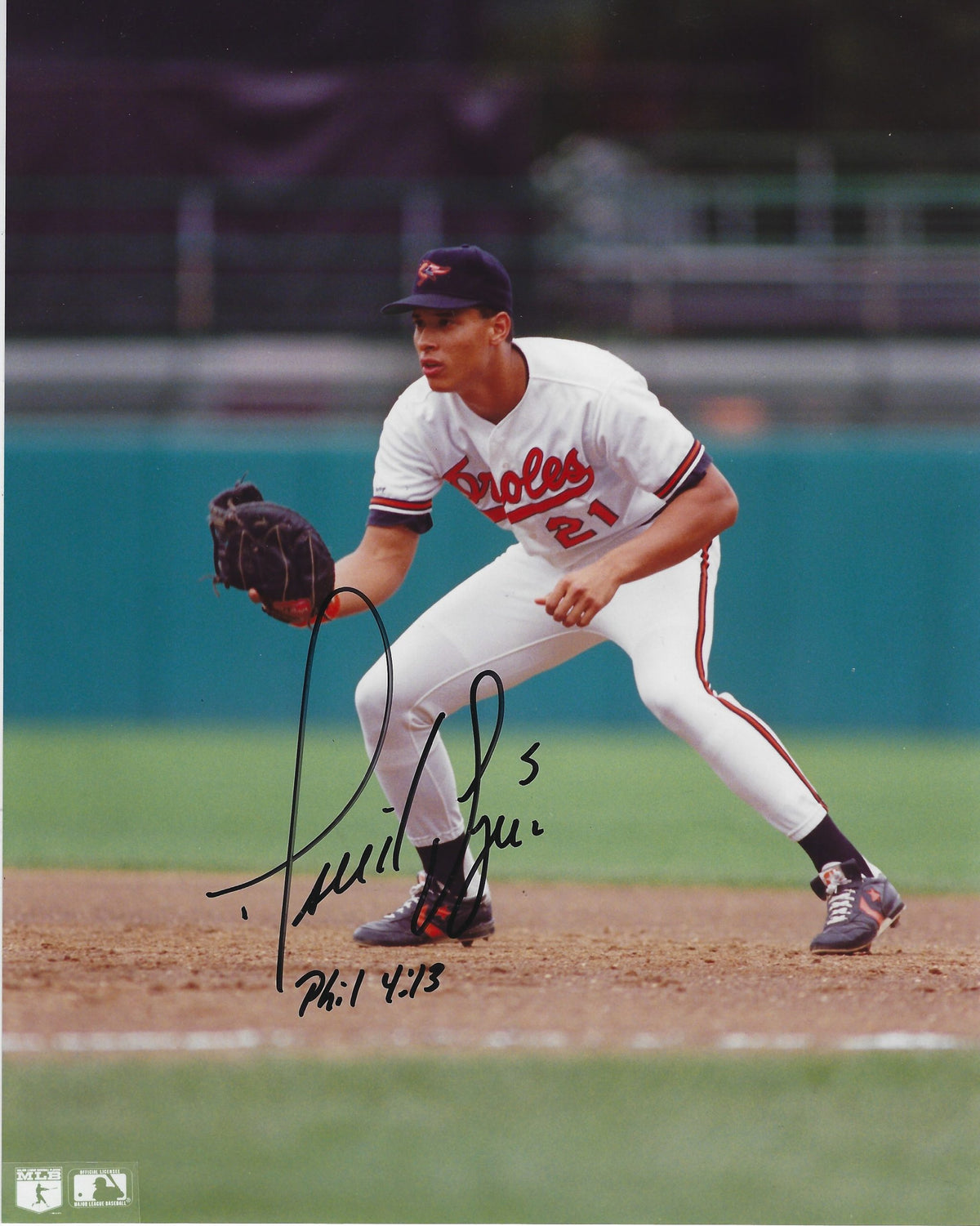 AUTOGRAPHED DAVID SEGUI 8X10 Baltimore Orioles Photo