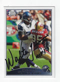 Autographed WALTER JONES Seattle Seahawks 2009 Topps Card #103