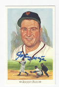 Autographed JOHNNY MIZE New York Giants Perez-Steele Celebration Postcard