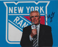 Autographed GLEN SATHER New York Rangers 8x10 photo