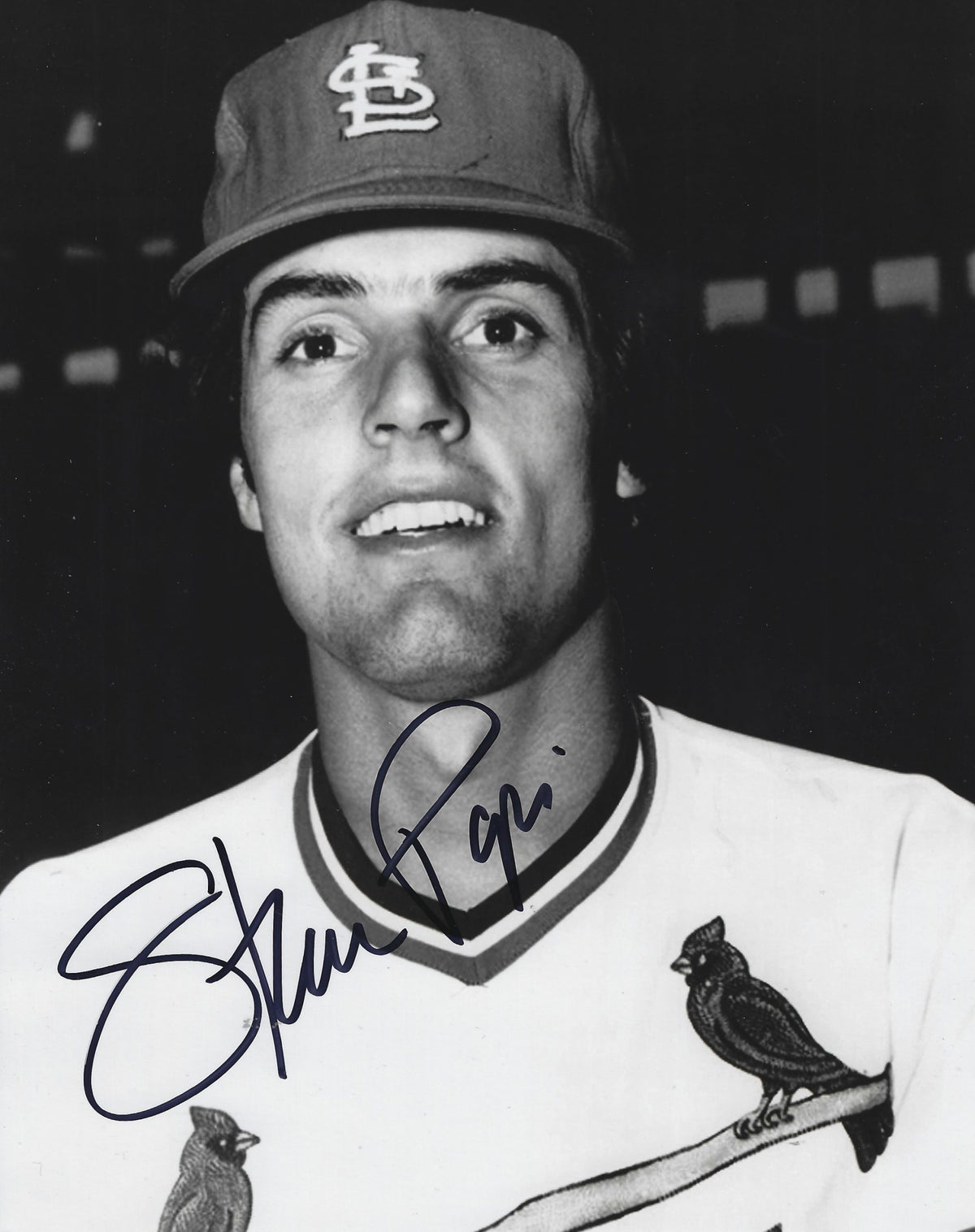AUTOGRAPHED STAN PAPI 8x10 St. Louis Cardinals Photo
