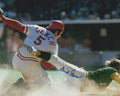AUTOGRAPHED  DICK GREEN 8x10 Oakland A's Photo