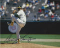 AUTOGRAPHED  DENNIS LAMP 8x10 Oakland A's Photo