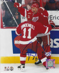 Autographed IGOR LARIONOV 8x10 Detroit Red Wings Photo