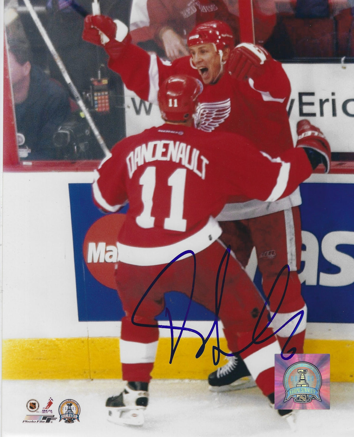 Autographed IGOR LARIONOV 8x10 Detroit Red Wings Photo