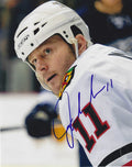 Autographed JOHN MADDEN 8x10 Chicago  Blackhawks Photo