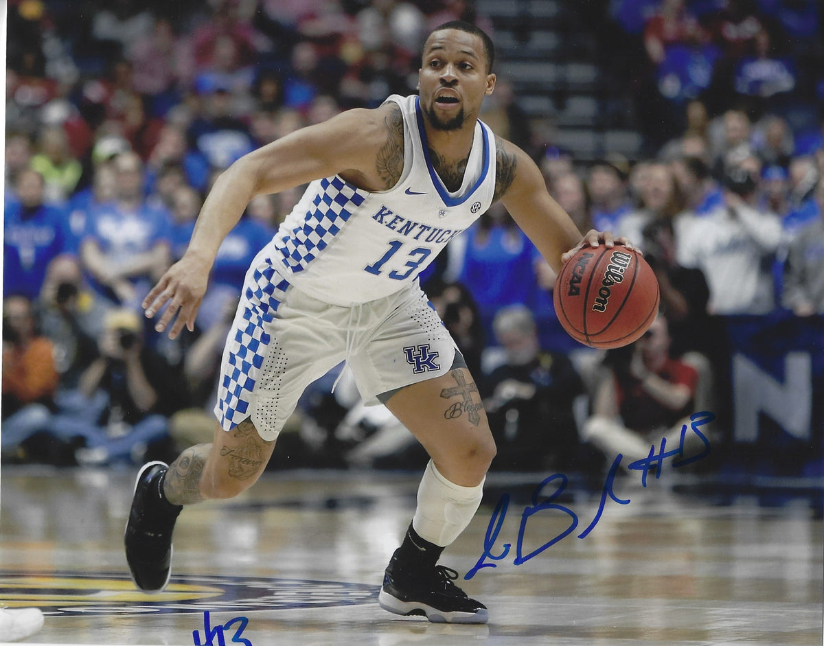 Autographed ISAIAH BRISCOE  Kentucky Wildcats 8x10 Photo