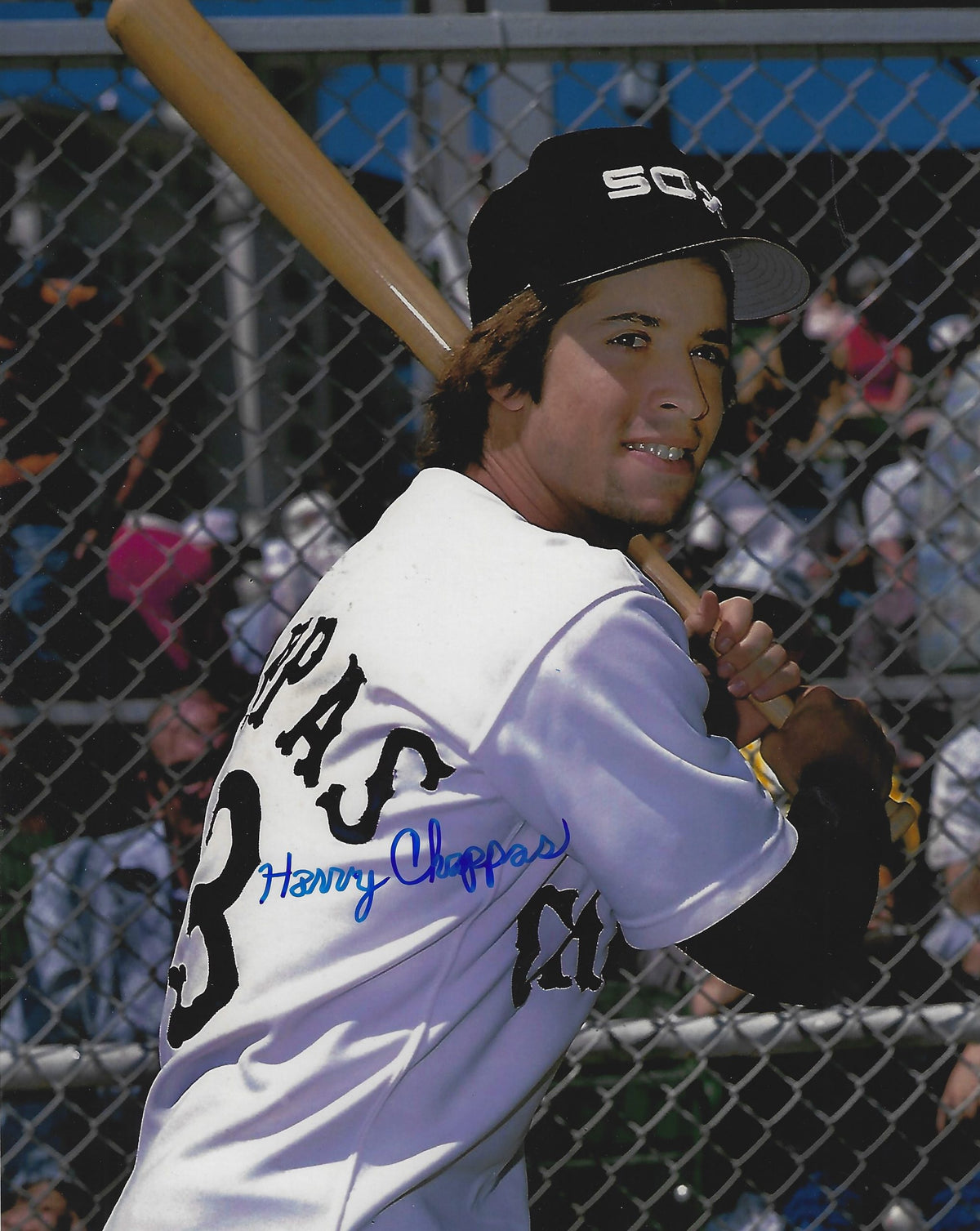 AUTOGRAPHED HARRY CHAPPAS 8X10 Chicago White Sox Photo